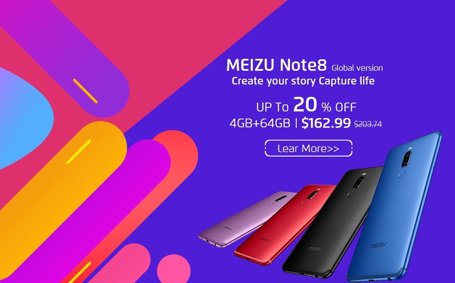 Promotion in the Meizu official store on Aliexpress and presentation soon of the Meizu 16s series