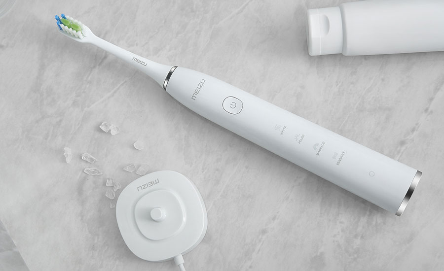 Meizu sonic electric toothbrush with anti-splash technology