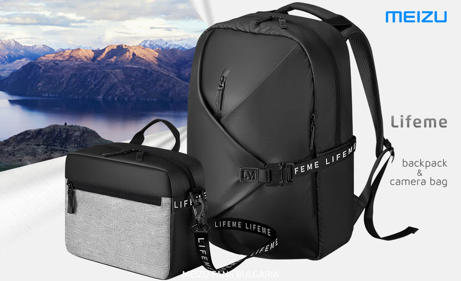 Meizu Lifeme backpack and camera bag