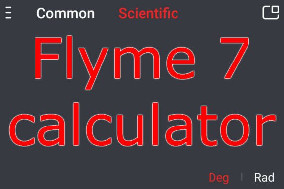 Flyme 7 Calculator